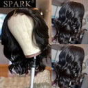 Luxe Peruvian Body Wave Lace Front Bob Wig Glamour Style