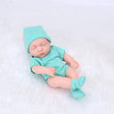 Silicone Reborn Dolls: Lifelike Baby Toys for Girls, Cute Mini Bebe Doll, Birthday Gift  ourlum.com point green  