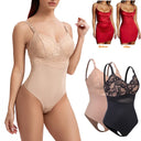 Lace Thong Bodysuit Shapewear for Women - Seamless Slimming & Tummy Control