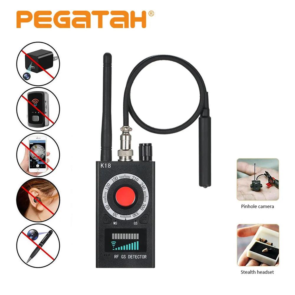 PEGATAH Bug Tracker: Advanced Anti Candid Camera Detector & RF Frequency Detector  ourlum.com   