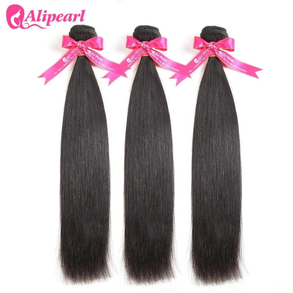 Luxurious Peruvian Straight Remy Human Hair Bundles - Ali Pearl Hair Deal  ourlum.com CHINA 20 22 22 