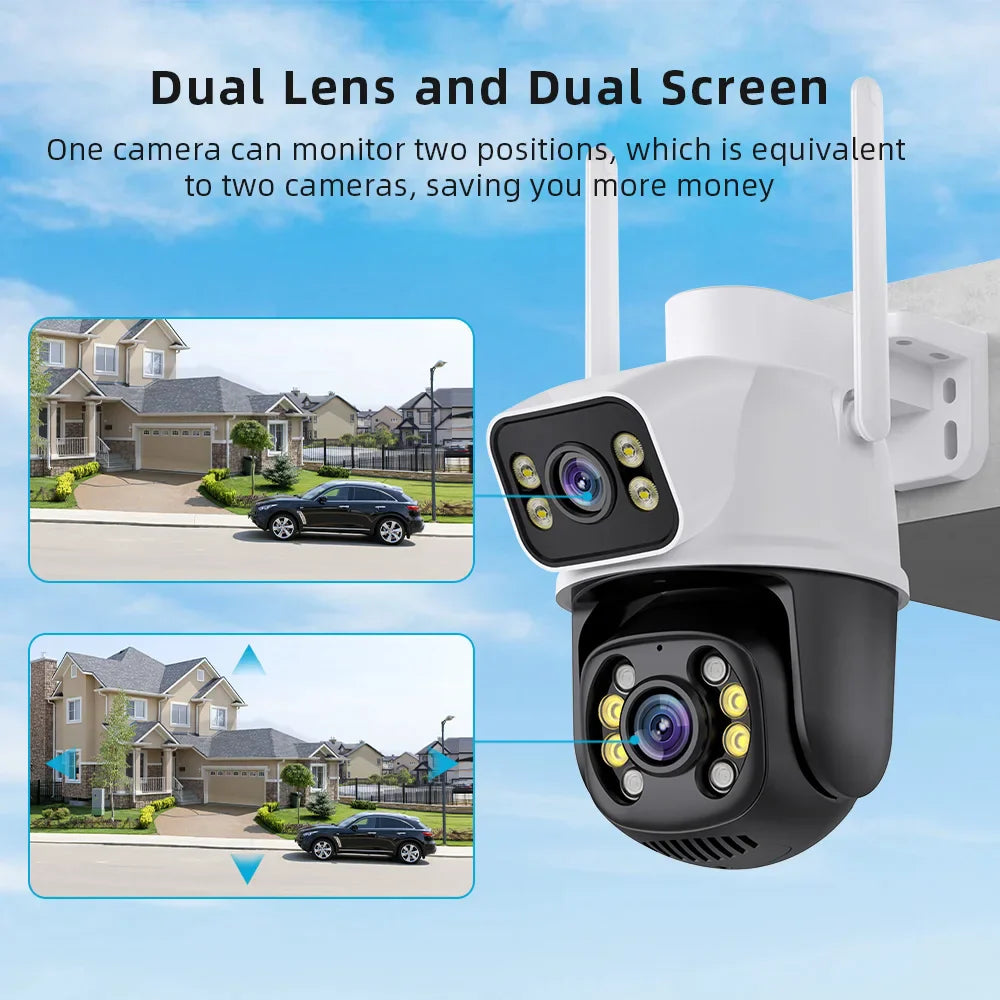 Outdoor Security Camera: 4K AI Tracking Surveillance Cam  ourlum.com   