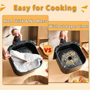 50-Pack Air Fryer Disposable Non-Stick Baking Parchment Papers  ourlum.com   