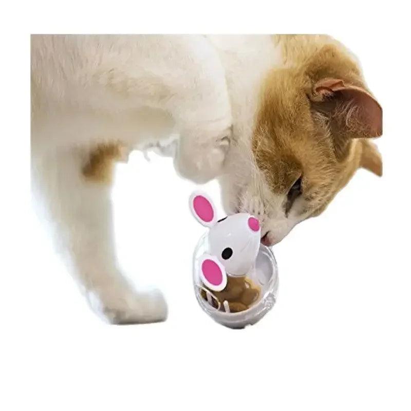 Pet Interactive Toy: Slow Feeding Mouse Treat Ball for Cats  ourlum.com   