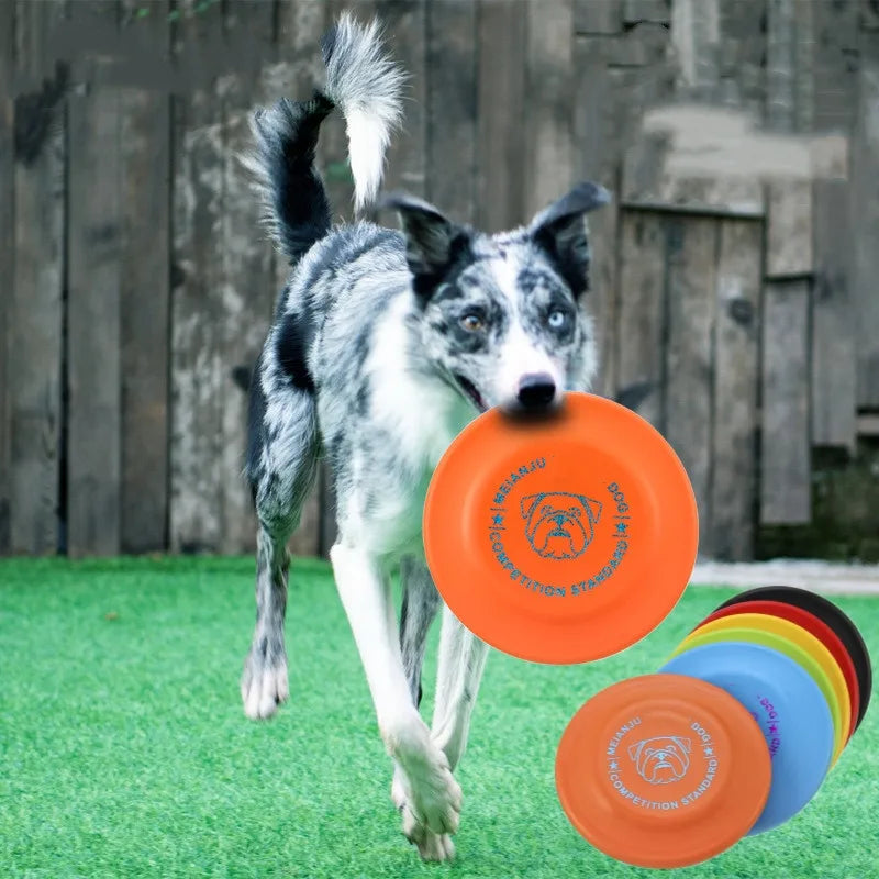 Dog Rubber Flying Saucer Toy: Interactive UFO Training Chew Disc  ourlum.com   