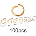 Stainless Steel Split Rings Connectors Bulk Jewelry Supplies