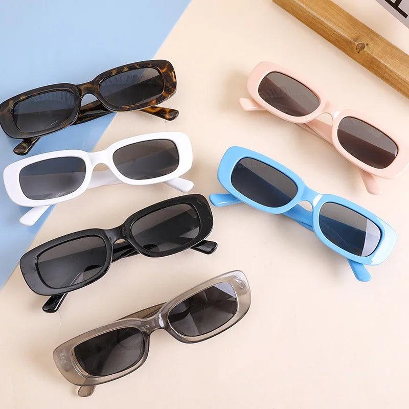 Trendy UV400 Kids Sunglasses for Boys and Girls - Square Frame Summer Sun Protection