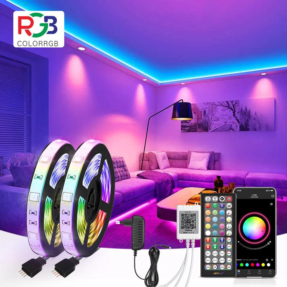 ColorRGB LED Strip Light: Brighten Your Space with Music Sync Glow  ourlum.com   