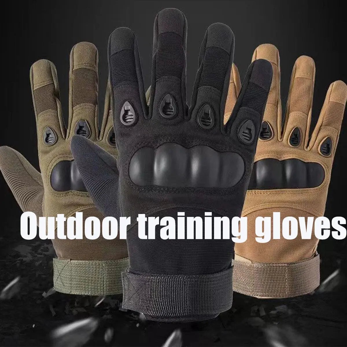 Outdoor Training Gloves with Touchscreen Fingers Hand Gear for Hiking, Camping, Hunting, Combat, Shooting, Cycling, Motorcycle