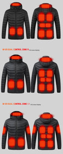 TODWARM Heated Jacket 21 Areas USB Electric Heating Vest