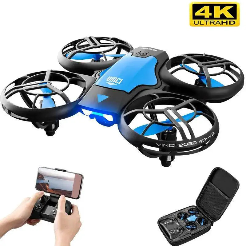 Mini Drone: Ultimate Aerial Photography Experience ourlum.com V8 Blue HD camera 1B