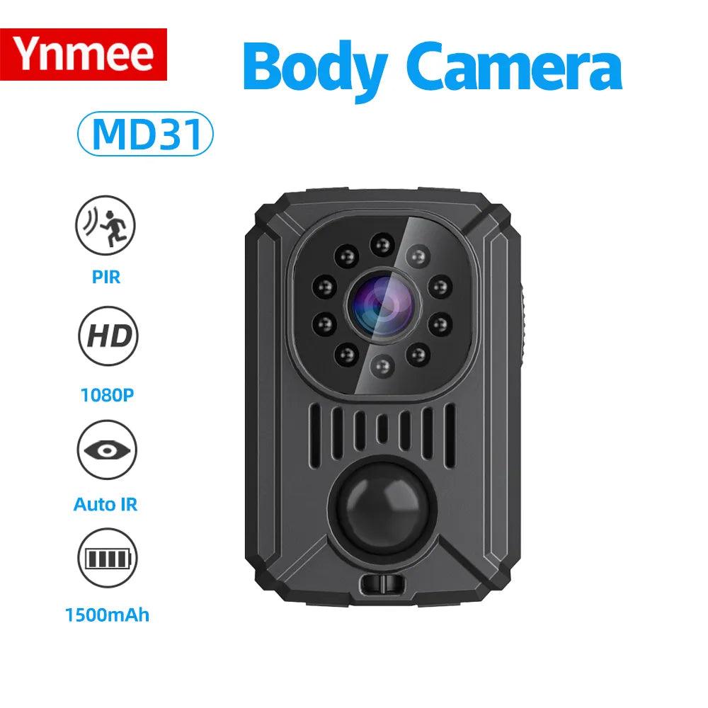 Mini PIR Body Camera: Full HD Recorder with Motion Detection  ourlum.com MD31 PIR Camera camera with 32G 