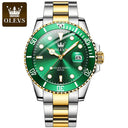 OLEVS Men's Stainless Steel Business Waterproof Watch Stylish Quartz