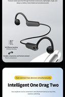 Real Bone Conduction Sport Headphone Wireless Earphones