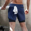 Summer Shorts For Mens Sports Sweatpants 2 In 1 Quick Dry