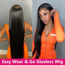 Premium 32 Inch Brazilian Human Hair Lace Front Wig