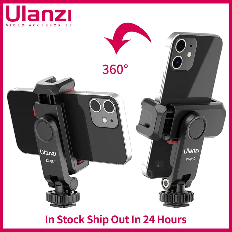 VIJIM Ulanzi ST-06S Phone Holder: Optimize Your Vlogging Setup  ourlum.com   