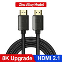 Baseus HDMI Cable: High Definition Performance & Dynamic HDR  ourlum.com Zinc Alloy 8k 1m Russian Federation