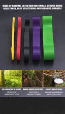 Durable Latex Resistance Bands for Comprehensive Fitness