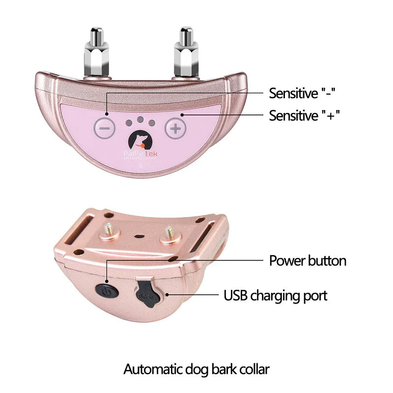Anti Barking Training Collar: Efficient, Safe, Rechargeable, Waterproof  ourlum.com   