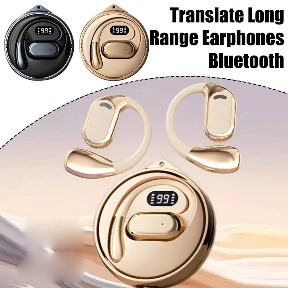 Translation Earbuds AI Language Translator Earbuds Real Time Translation in 144 Languages for Travel Business Bluetooth 5.4