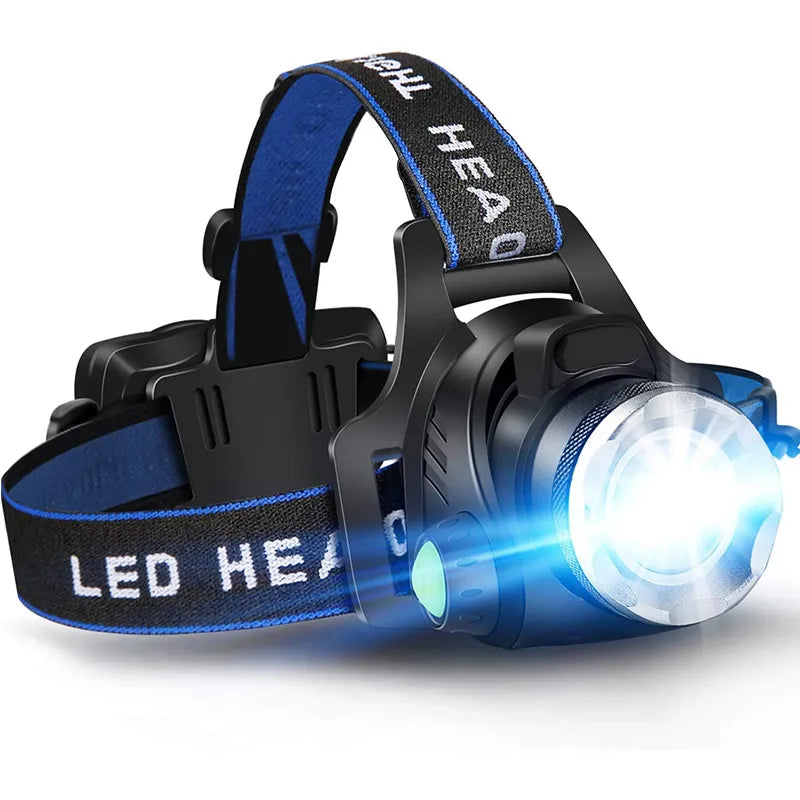 LED Headlamp: Illuminate Your Adventures - Rechargeable & Waterproof  ourlum.com   