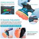 Cordless Eccentric Car Polisher 8 Gears Adjustable Speed