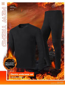 Winter Heated Underwear Set Women Men USB Electric Heating Jacket