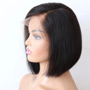 Chic Short Bob Lace Frontal Wig 100 Percent Brazilian Hair