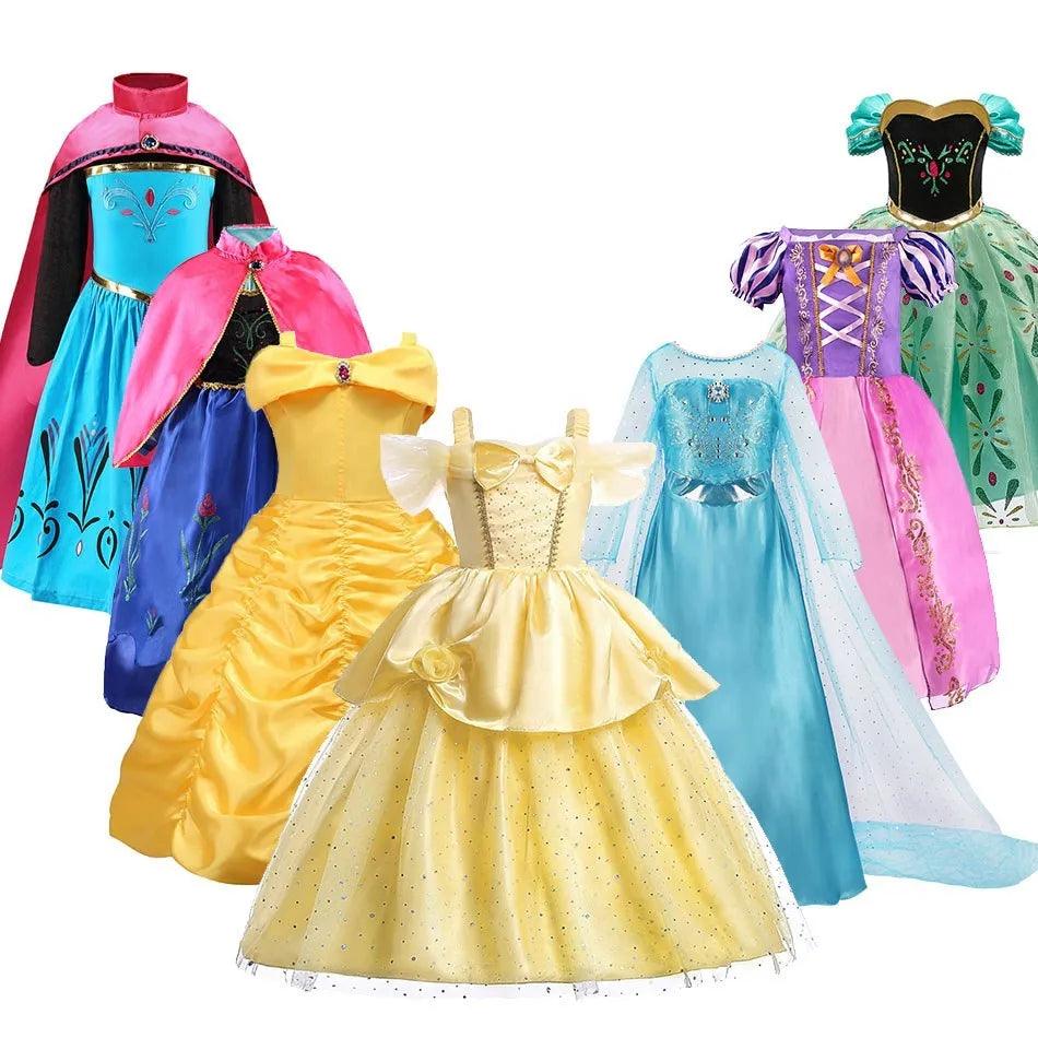 Enchanting Princess Costume Set for Girls - Birthday Halloween Cosplay Party Dress  ourlum.com   