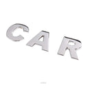 3D Metallic Silver Alphanumeric Logo Car Sticker Chrome Plated Chrome Plated Motorcycle Parts SEO: Elevate Your Vehicle Style with Premium Badge.  ourlum.com   