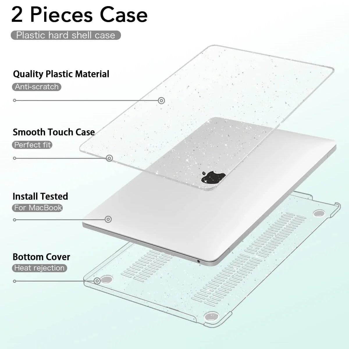 Macbook Pro Air Case: Stylish Hard Shell Cover for M1 - Protective Cover  ourlum.com   