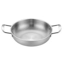 Stainless Steel Paella Pan for Seafood and Rice Cooking