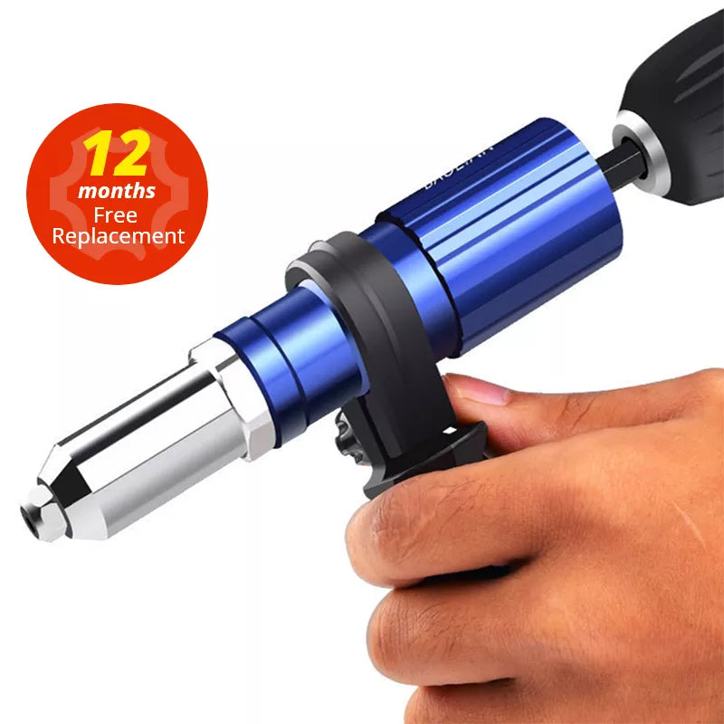 Electric Rivet Gun for Effortless Riveting Tasks - Cordless Tool for DIY Projects  ourlum.com   