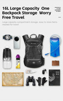 West Biking 16L Multi-Functional Sports Hydration Backpack