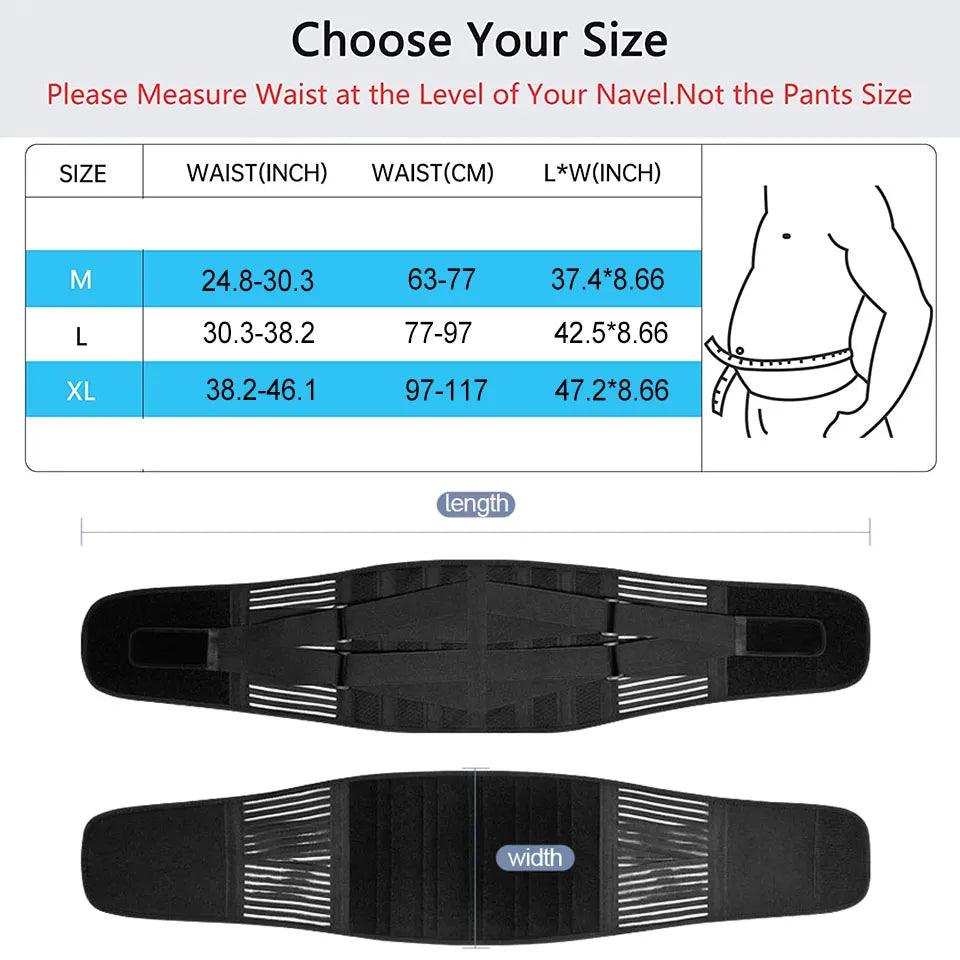 Orthopedic Lumbar Support Belt for Lower Back Pain Relief and Injury Prevention  ourlum.com   