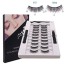 Magnetic Eyelash Kit with Synthetic Lashes for Glam Eyes