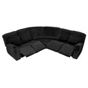 7-Piece L Shape Velvet Stretch Recliner Sofa Covers Set