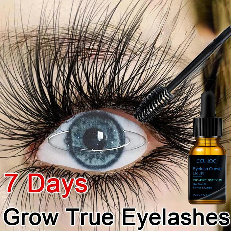 Eyelash Growth Serum 7 Days Fast Growth Eyelash Eyebrow Enhancement Product Longer Thicker Eyelash Nourishing Enhancement Care  ourlum.com   