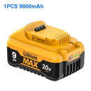 High-Capacity Dewalt 20V 9000mAh Li-ion Battery For Tools