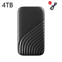  Portable SSD: High-Speed USB for Quick Data Transfer  ourlum.com 4TB black  