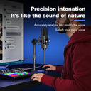 Zealsound Professional Podcast Microphone SoundCard Kit for PC Smartphone Laptop Computer Vlog Recording Live Streaming YouTube