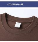 100% Pure Cotton Summer High-End Brand Men's T-Shirt