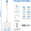 8Pin Port to HDMI Adapter 1080P Converter for iPhone Models