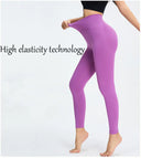 Seamless High Waist Nude Yoga Pants Women's Hip Lifting Fitness