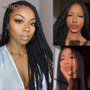 Kanekalon Synthetic Braided Lace Front Wigs for Style Options