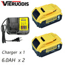 High-Capacity 18V Lithium Battery for DeWalt DCB184 DCB200