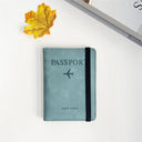 Vintage RFID Passport Holder Stylish PU Leather Wallet