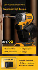 DEWALT DCF850 20V Cordless Impact Driver Compact Tool