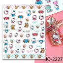 Adorable Cartoon Hello Kitty Nail Sticker Set for Nail Art